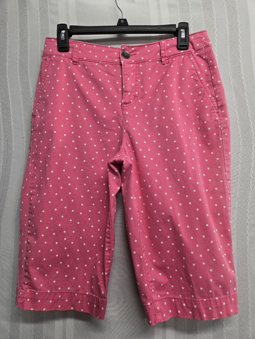 KIM ROGERS PINK POKE A DOTED SHORTS SIZE 6
